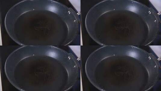 平底锅炒香菇 (2)高清在线视频素材下载