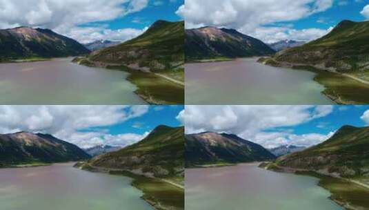 西藏秋季的然乌湖高清在线视频素材下载