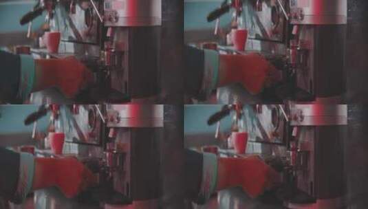 研磨机在磨咖啡高清在线视频素材下载