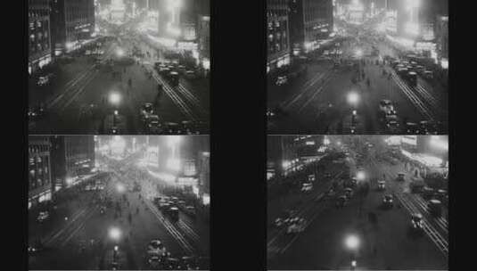 纽约时代广场的精彩镜头高清在线视频素材下载