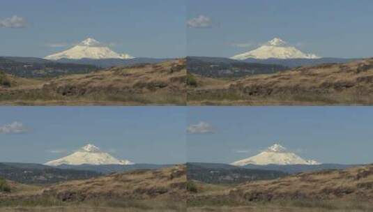 高山和草地景观高清在线视频素材下载