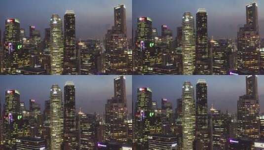 新加坡金融区高清在线视频素材下载