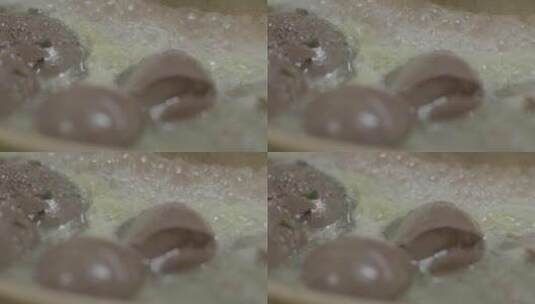 铜火锅涮火锅多种食材LOG视频素材高清在线视频素材下载