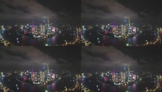 上海外滩全景4K航拍高清在线视频素材下载
