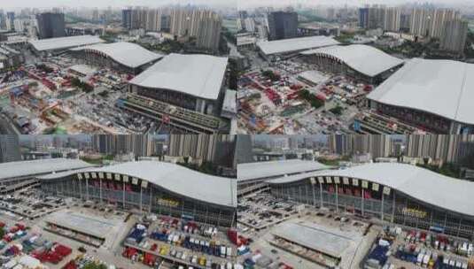 杭州市国际会展中心-杭州汽车城高清在线视频素材下载