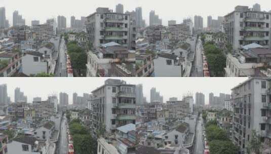 广州西关大屋和老城区高清在线视频素材下载