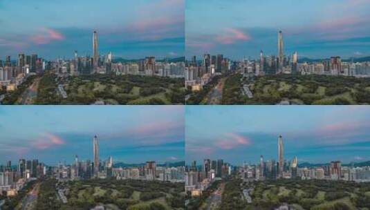 深圳城市夜景高清在线视频素材下载