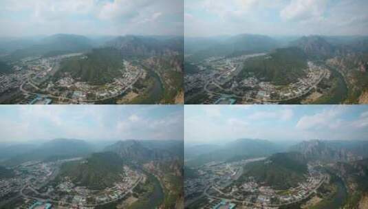 山顶拍摄大气城市云层延时摄影高清在线视频素材下载