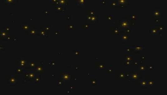 粒子星光光斑金色粒子上升高清在线视频素材下载