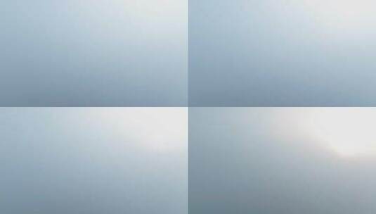 吉林松花江平流雾航拍高清在线视频素材下载