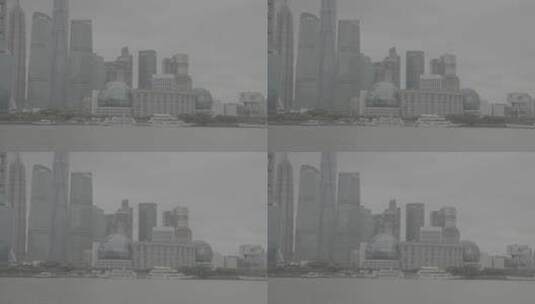 8K(log2素材)上海外滩黄浦江陆家嘴高清在线视频素材下载