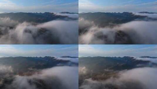 四川凉山州云雾山脉高清在线视频素材下载