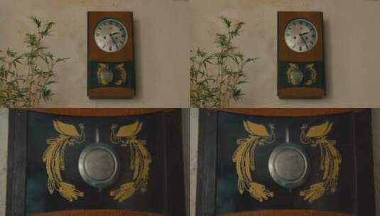 年代感历史古典钟钟摆 空镜头高清在线视频素材下载