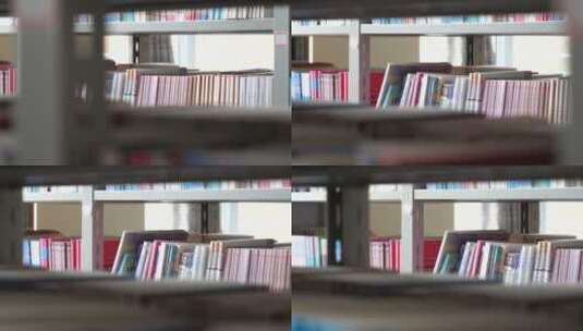 图书馆空镜头高清在线视频素材下载