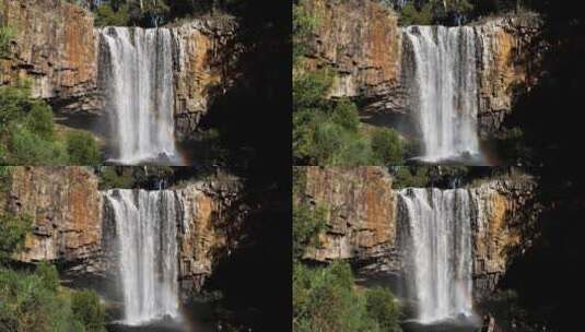 瀑布 水大  瀑布瀑布河流高清在线视频素材下载