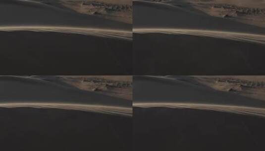 沙漠大风流沙特写高清在线视频素材下载