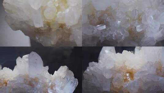水晶晶簇水晶石高清在线视频素材下载
