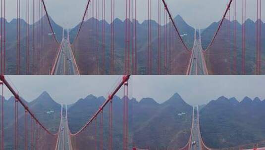 贵州安顺坝陵河大桥高清在线视频素材下载