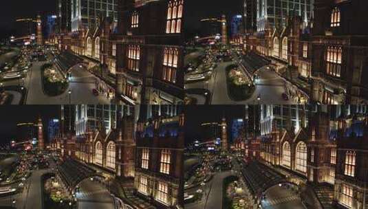 原创 澳门伦敦人酒店城市夜景航拍风光高清在线视频素材下载