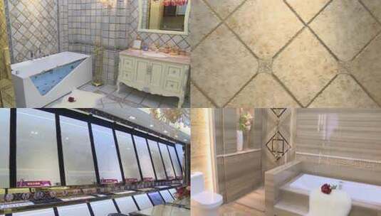 1349 瓷砖 建材商店 精装修 地板砖 样板间高清在线视频素材下载
