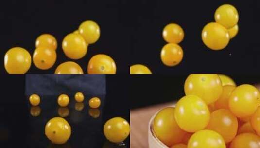 黄柿子创意视频高清在线视频素材下载
