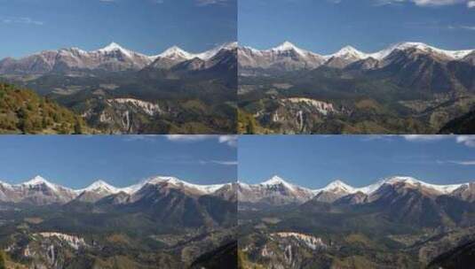 安第斯山脉的壮丽美景高清在线视频素材下载