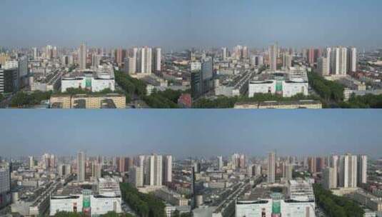 河南新乡市城市建设航拍高清在线视频素材下载
