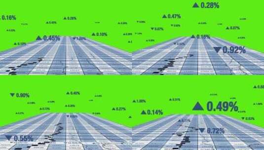 全球金融数据的展示数据增长高清在线视频素材下载