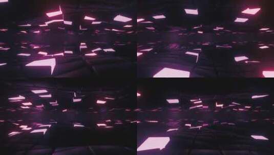 粉色灯光粒子上下动画背景高清在线视频素材下载