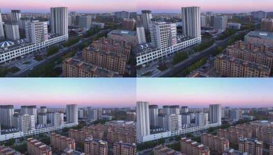 乌兰浩特成吉思汗城市高清在线视频素材下载