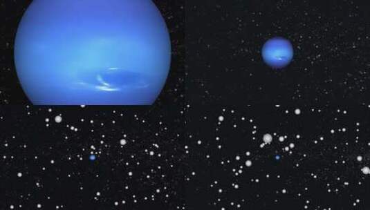 海王星行星动画高清在线视频素材下载