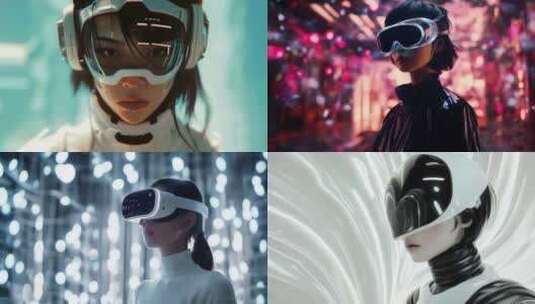 未来科技VR虚拟现实新人类高清在线视频素材下载