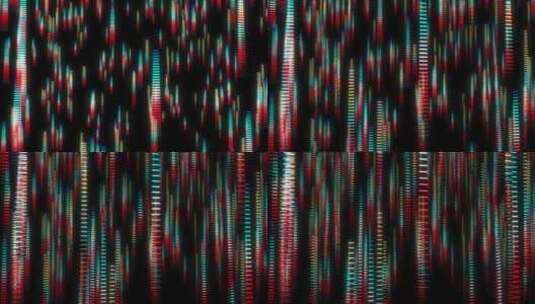 数字粒子线动画背景，随机彩色粒子线弹跳和高清在线视频素材下载