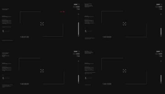 相机快门取景器VCR【透明背景】高清在线视频素材下载