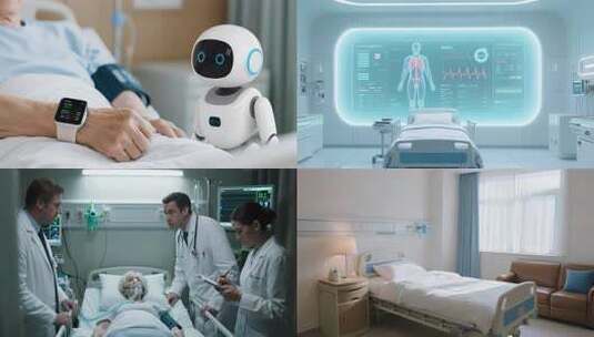 医院关怀与医疗场景合集高清在线视频素材下载