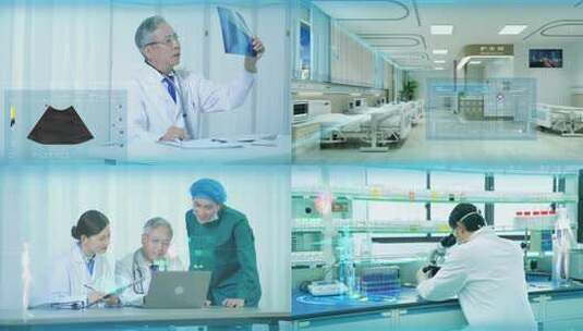 精品 · 科技智慧医疗虚拟实景合成宣传高清AE视频素材下载