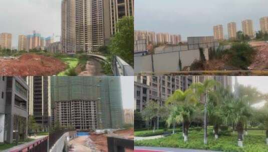 河源市万达东江城项目高清在线视频素材下载