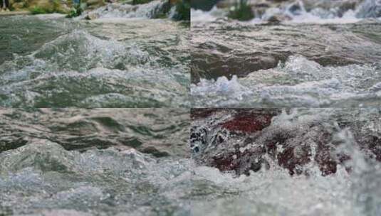 小溪小河溪水流水河水高清在线视频素材下载