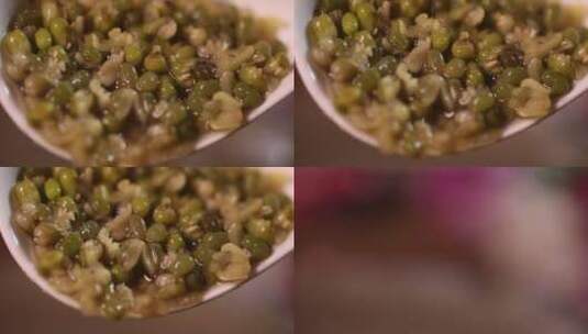 绿豆汤消暑夏季绿豆粥 (21)高清在线视频素材下载
