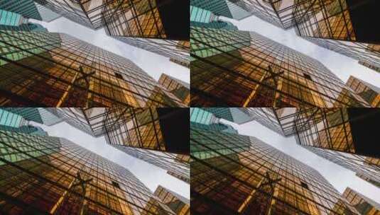 香港的摩天大楼高清在线视频素材下载