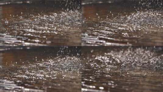 水流雨水，水泡泡视频高清在线视频素材下载