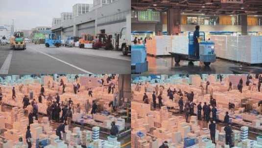 日本札幌海鲜市场高清在线视频素材下载