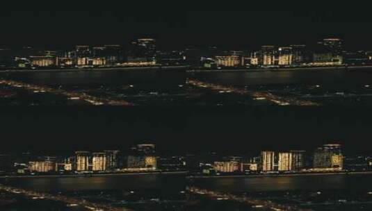 湖南长沙城市夜景灯光秀竖屏高清在线视频素材下载