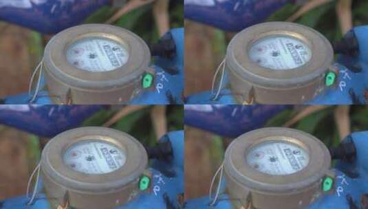 水表 水管 水阀 供水 自来水高清在线视频素材下载