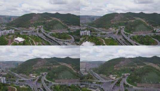 毕节市立交桥高速隧道高清在线视频素材下载