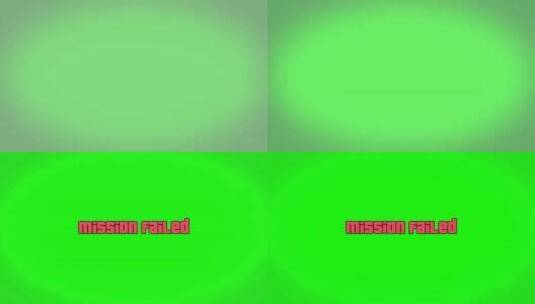 【绿幕素材】GTA 任务失败高清在线视频素材下载