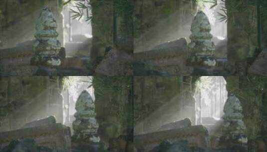 柬埔寨吴哥窟著名寺庙遗址高清在线视频素材下载