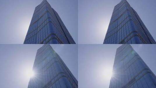 城市升格阳光大楼财富中心东方国际高清在线视频素材下载