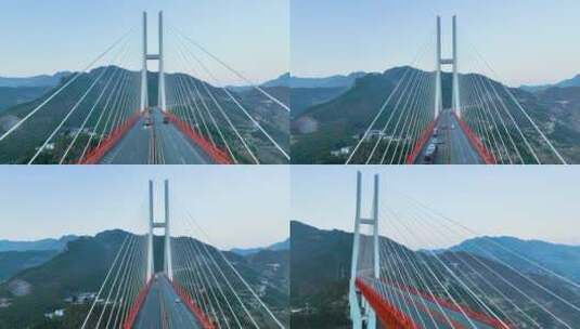 4K航拍 北盘江特大桥近景高清在线视频素材下载