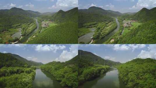 中国美丽乡村山区高清在线视频素材下载